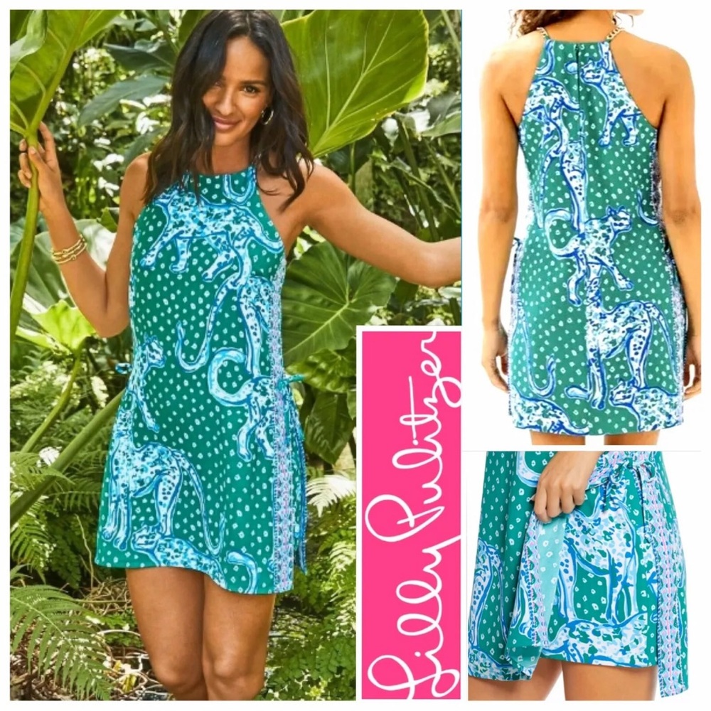 NWT Lilly Pulitzer Pearl Romper Emerald Isle 00